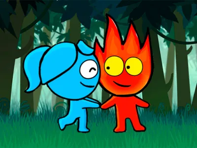 Play Red boy and Blue Girl Forest Adventure - Free 2 Player Game