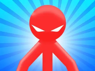 Red Stickman vs Monster School