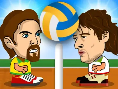Play 2 Player Head Volleyball - Free 2 Player Game