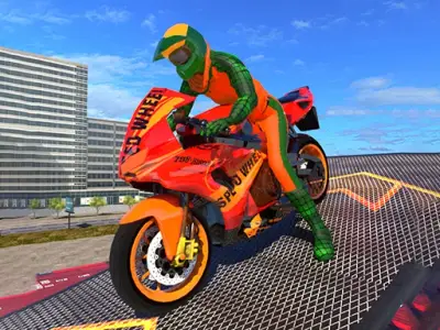 Play Bike Stunt Driving Simulator 3D - Free Motorcycle Game