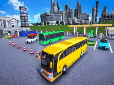 City Coach Bus Parking Adventure Simulator 2020
