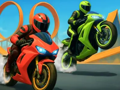 Play Crazy Bike Stunts PvP - Free Motorcycle Game