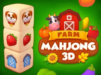 Play Farm Mahjong 3D - Free 3d Game