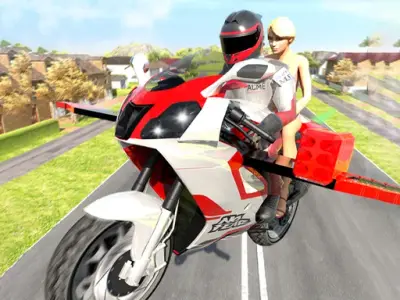 Play Flying Motorbike Driving Simulator - Free Motorcycle Game