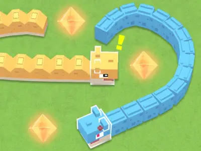 Play Merge Snake Battle - Free io-games Game