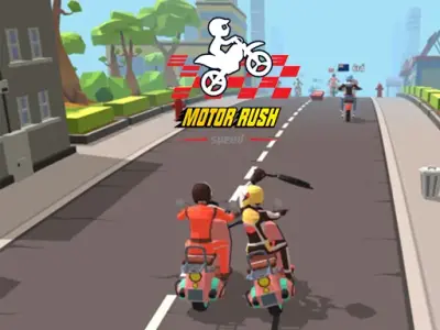 Play Motor Rush - Free Motorcycle Game