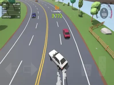 Polygon Drift: Endless Traffic Racing
