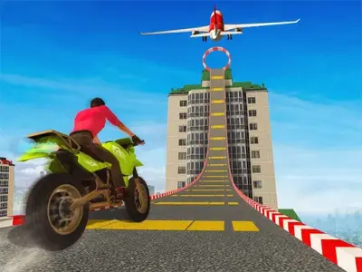 Play Sky Bike Stunt 3D - Free Motorcycle Game