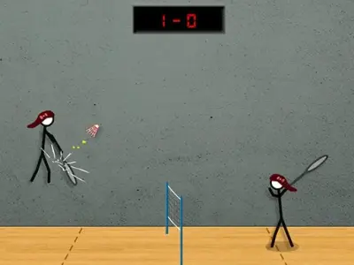 Stick Figure Badminton 2