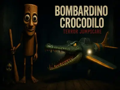 Play Bombardino Crocodilo terror jumpscare - Free Arcade Game