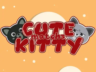 Play Cute Kitty Match 3 - Free girls Game