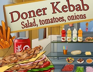 Dner Kebab salade tomates oignons