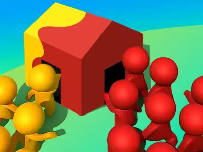 Play Giant Crowd io House Capture - Free io-games Game