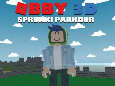 Play Obby 3D Sprunki Parkour - Free 3d Game