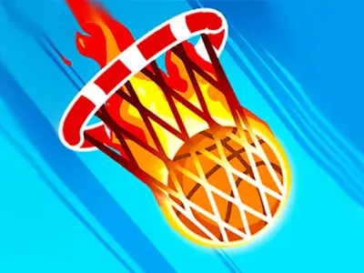 Play On Fire Basketball Shots - Free Sports Game