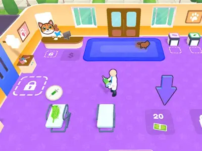 Play Pet Doctor Business Tycoon-Pet care game - Free SIMULATION Game