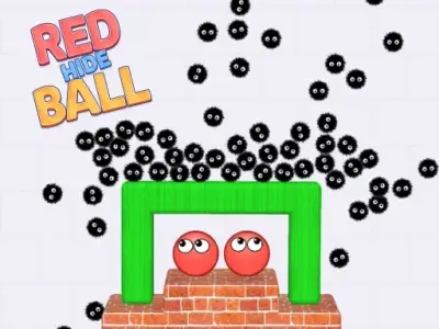 Play Red Hide Ball - Free Platformer Game