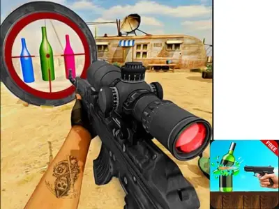 Play Sniper Bottle Shooting Game - Free Shooter Game
