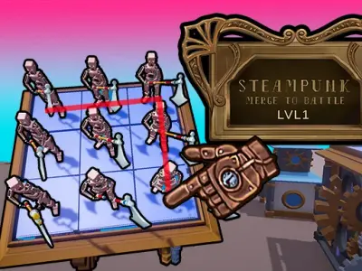 Steampunk Merge To Battle