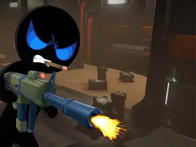 Play Stickman Armed Assassin Cold Space - Free Stickman Game